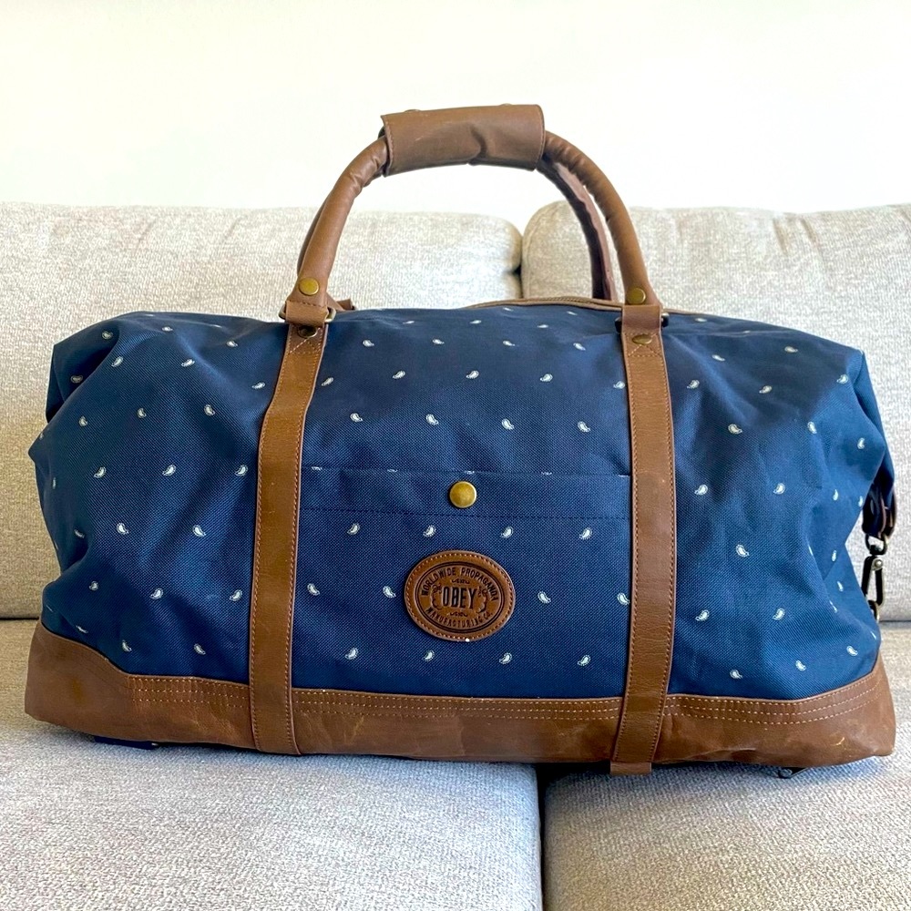 Obey Paisley Duffle Backpack